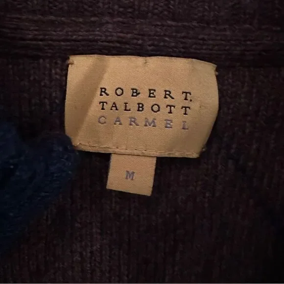 Robert Talbott Carmel 1/4 zip lambswool sweater